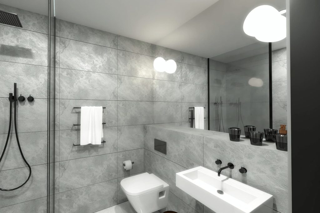 Bathroom of the Deluxe Guest Room