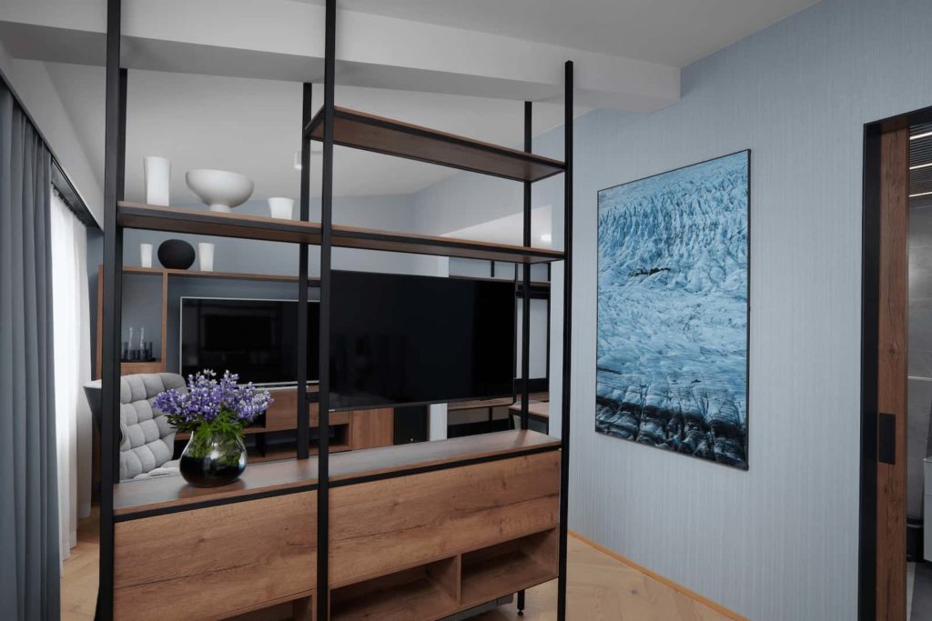 The Suite living room