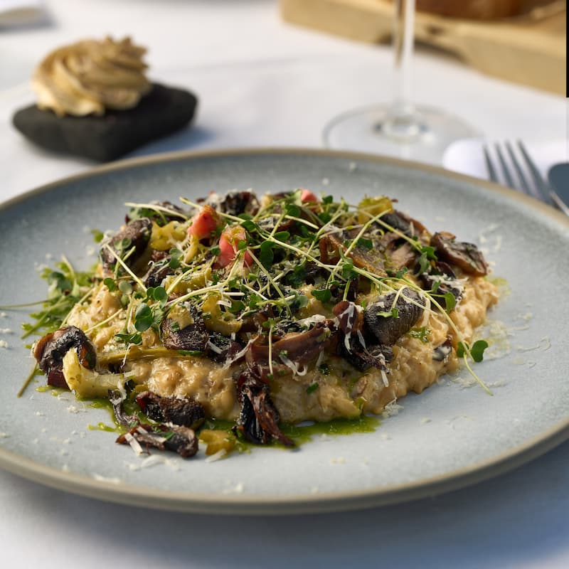 Mushroom risotto