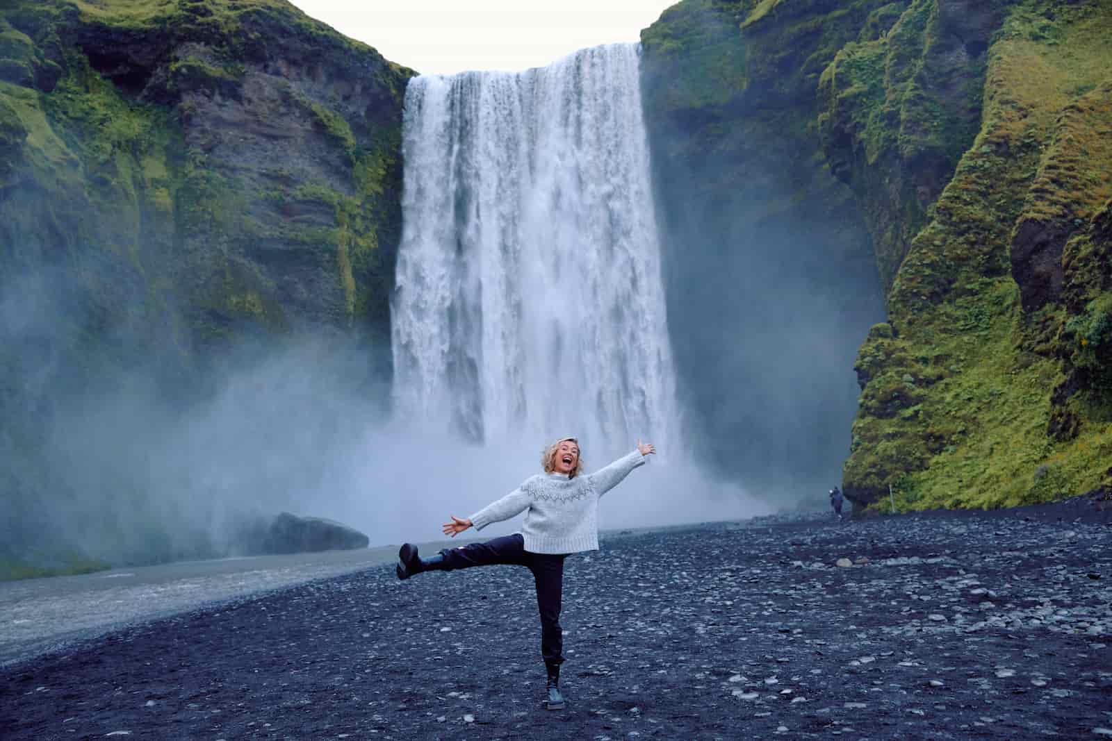 View of Skógafoss